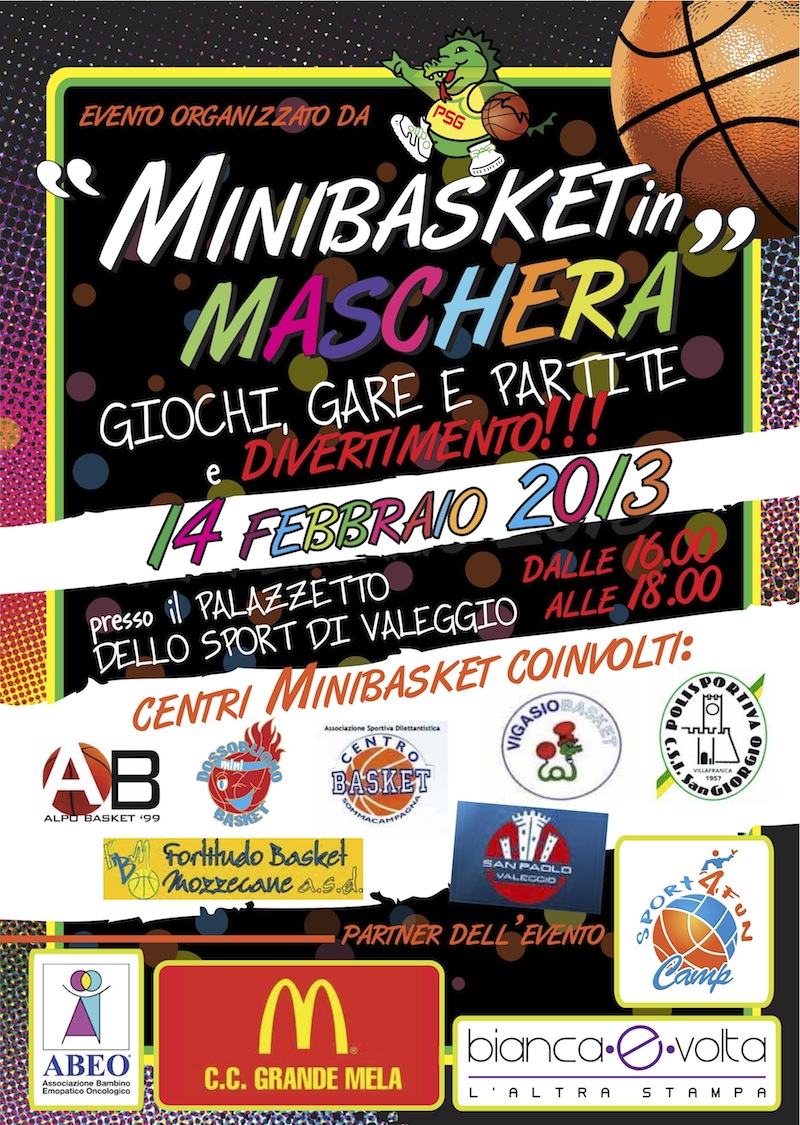minibasket in maschera 2012