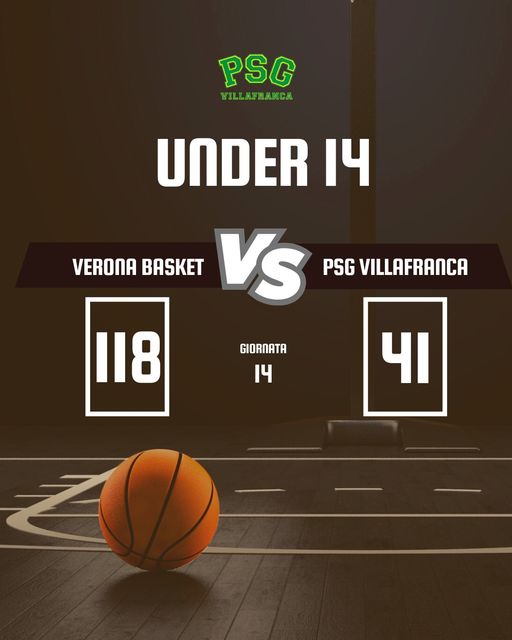 Under 14 Silver – Campionato 14a Giornata 
 Verona Basket – PSG Villafranca 118…