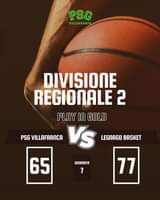 Divisione Regionale 2 – Play In Gold 7a Giornata 
 PSG Villafranca – Legnago Ba…